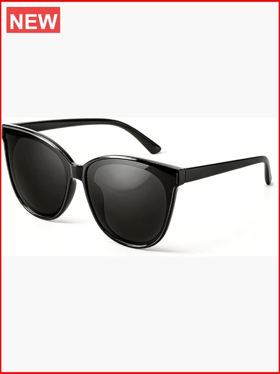 Polarized Oversized Cat Eye Sunglasses UV400 Protection Lightweight Retro main image 4